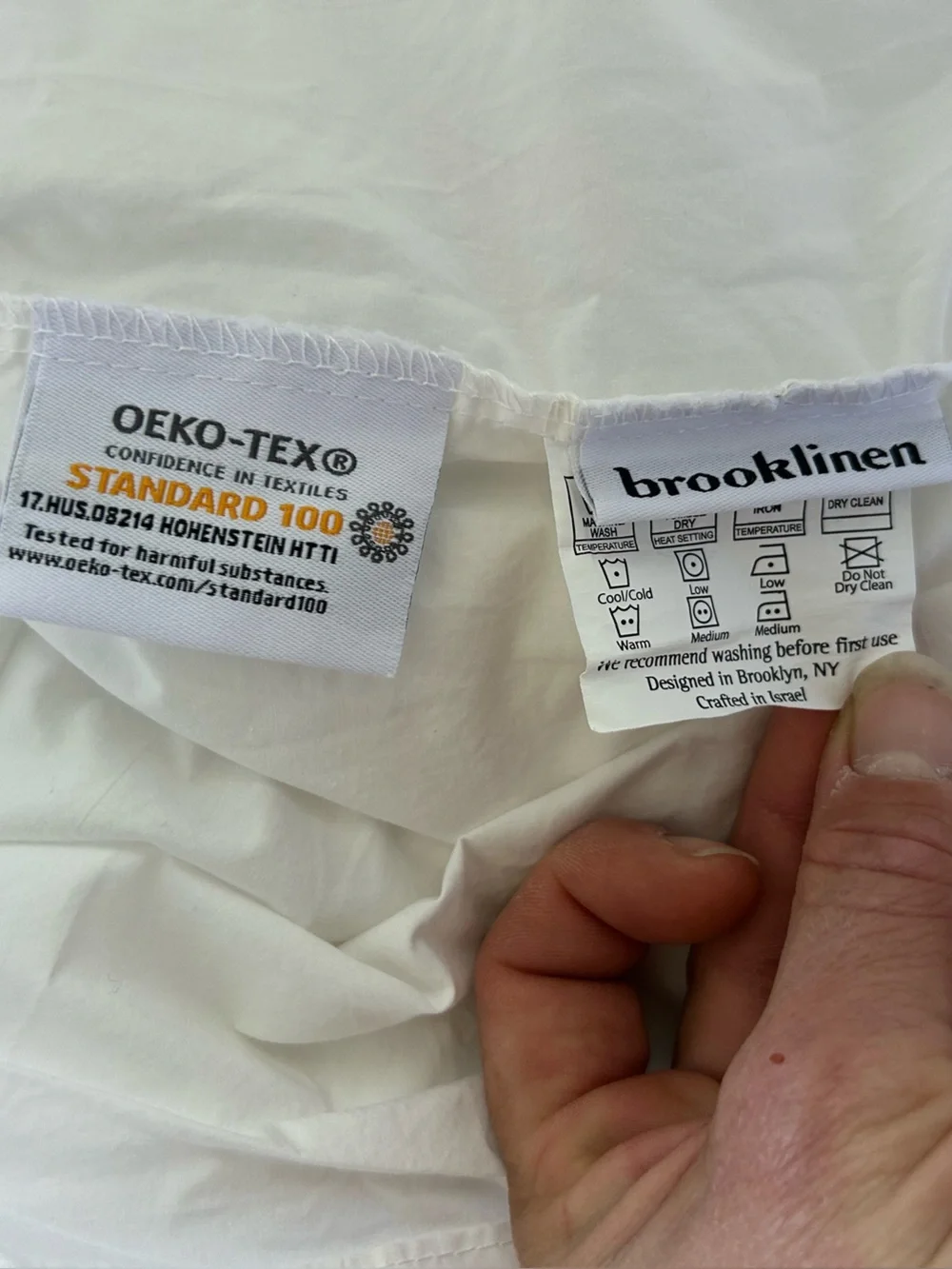 Brooklinen Crisp White Cotton Pillowcase Set of 2 King